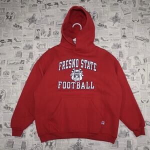 XL - Vintage Y2K Fresno State University russel 1990s hoodie